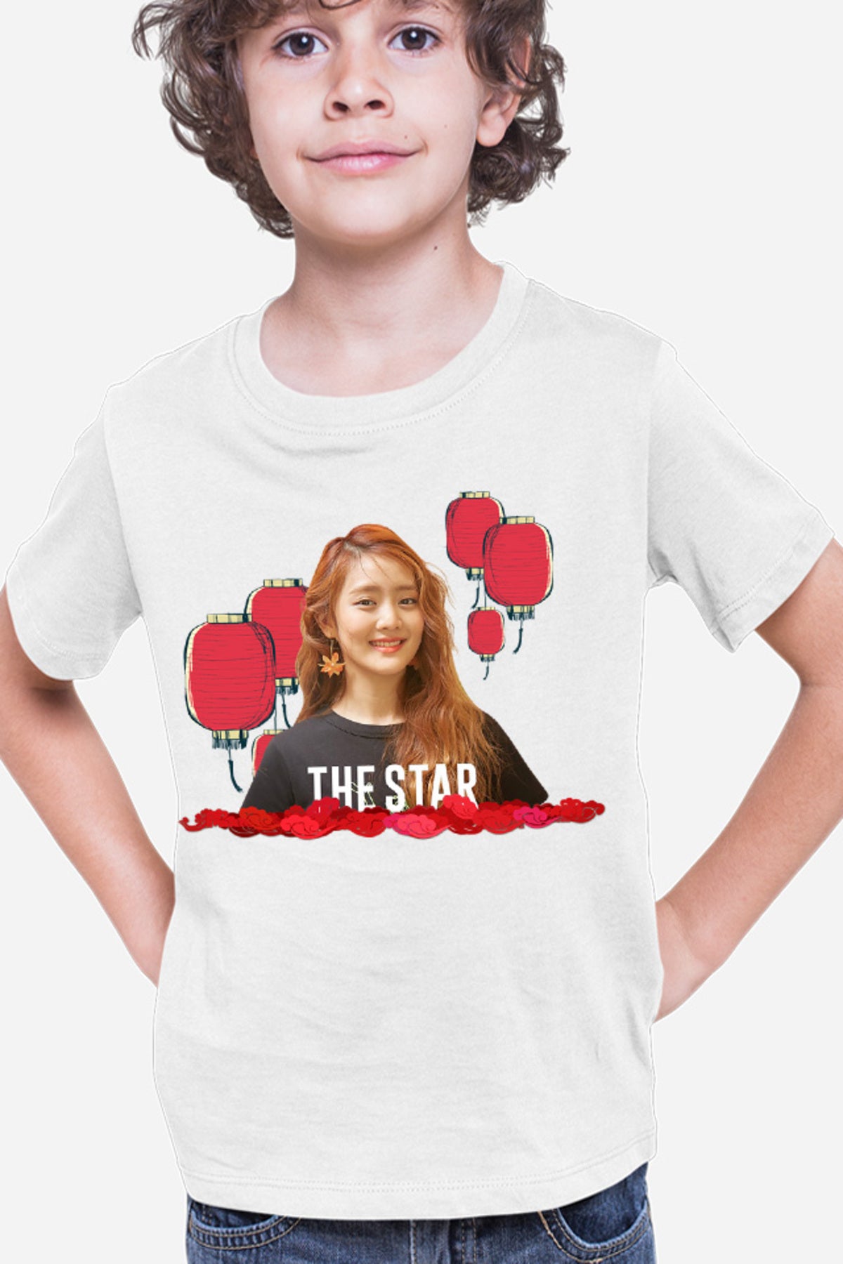 Tricou copii I-DLE Flower Concert Lamps Music Big Hit