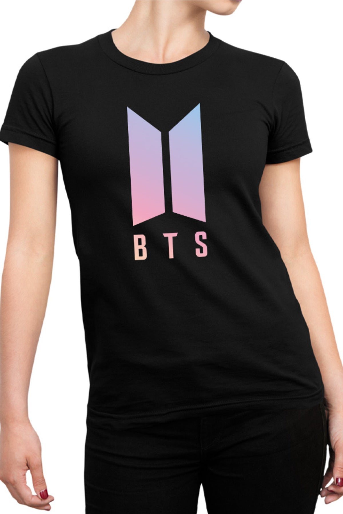 Tricou dama BTS Logo K-pop Popular Korean Band Boys