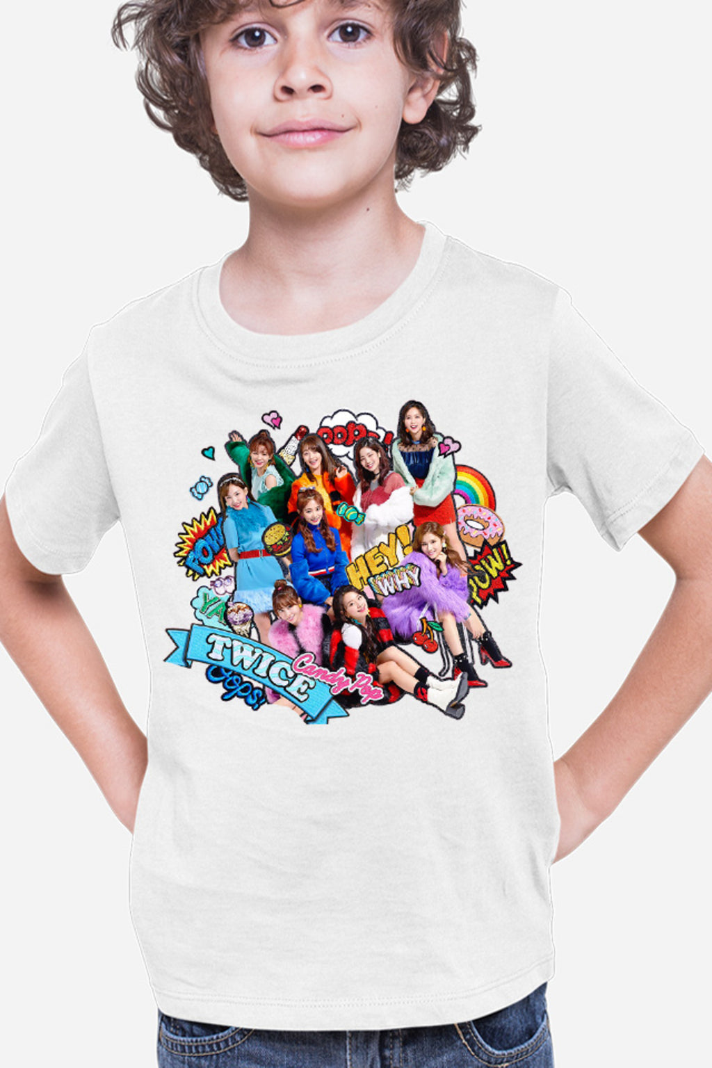 Tricou copii Twice Cartoon WOW Concept Jeongyeon Japan