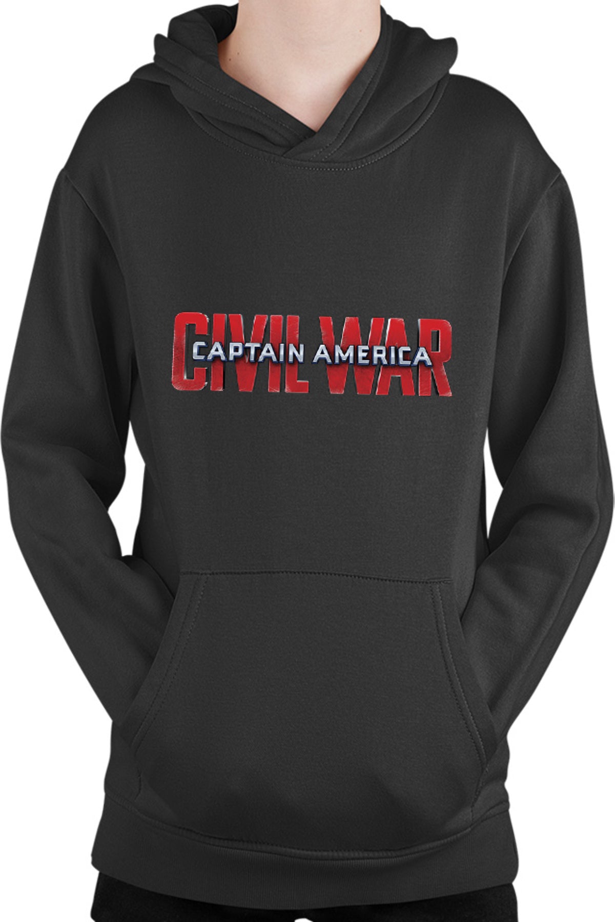 Hanorac copii Captain America Logo Civil Avengers Nice Beautiful Bold