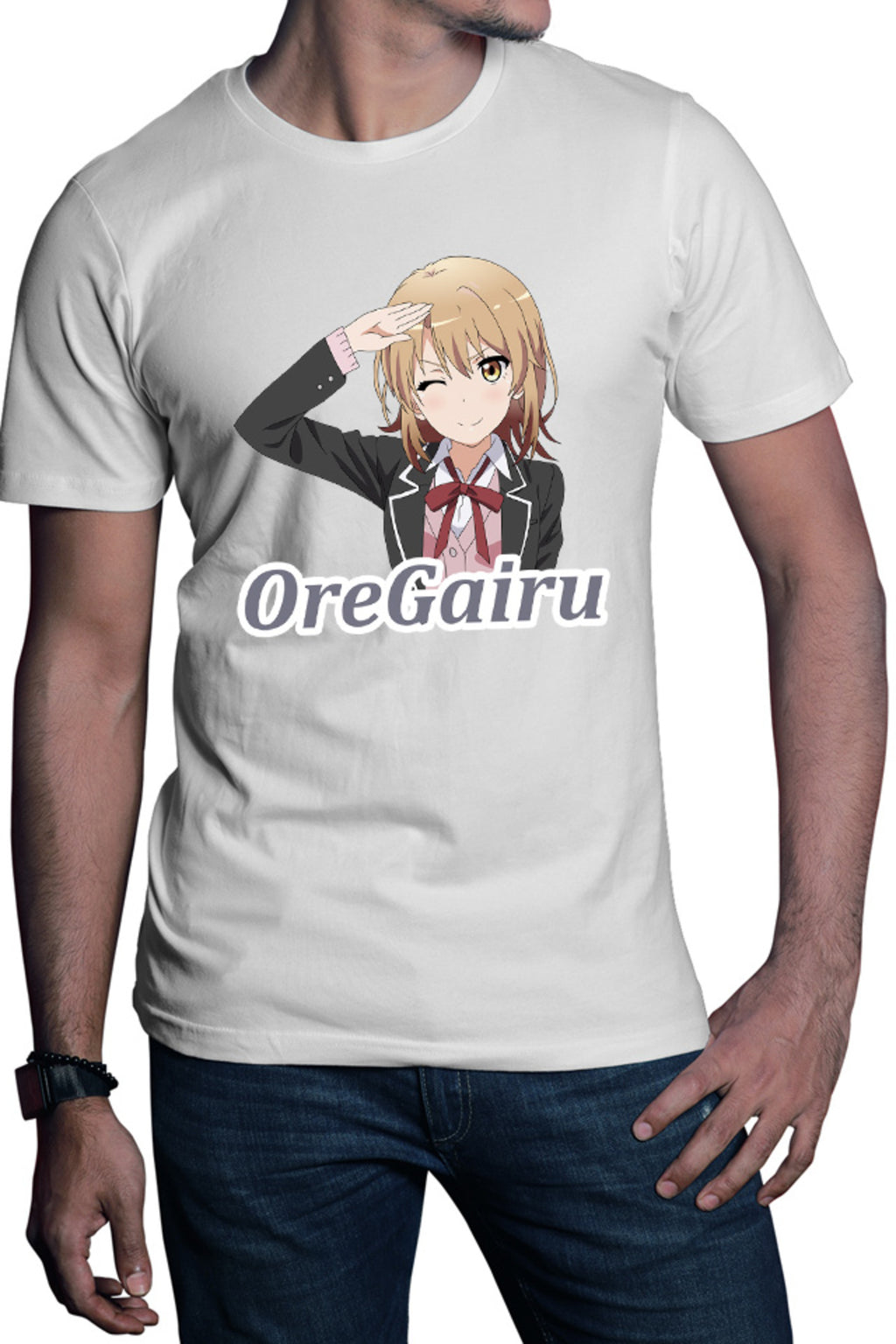 Tricou barbati OreGairu School Watari Wataru Mangaka Art