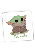 Mousepad Gaming Baby Yoda Angry Cute Mondorian, 21x19 cm