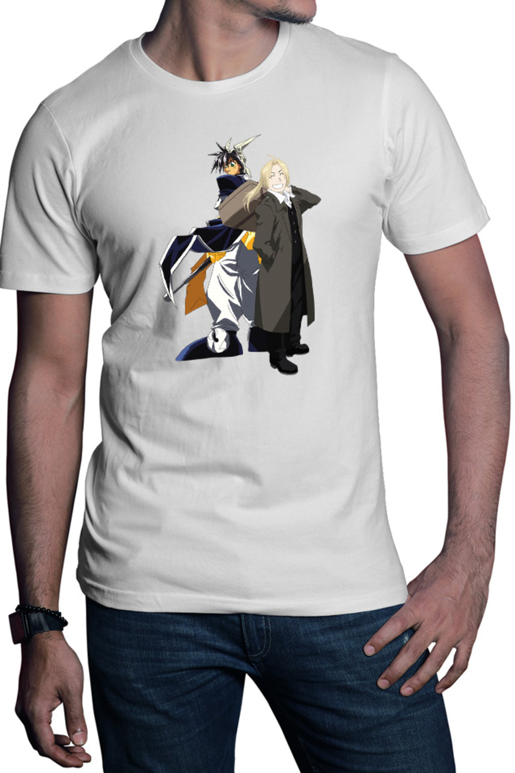 Tricou barbati Hoshin Engi Taikoubou Edward Full Metal Alchemist Magic God Alchemy
