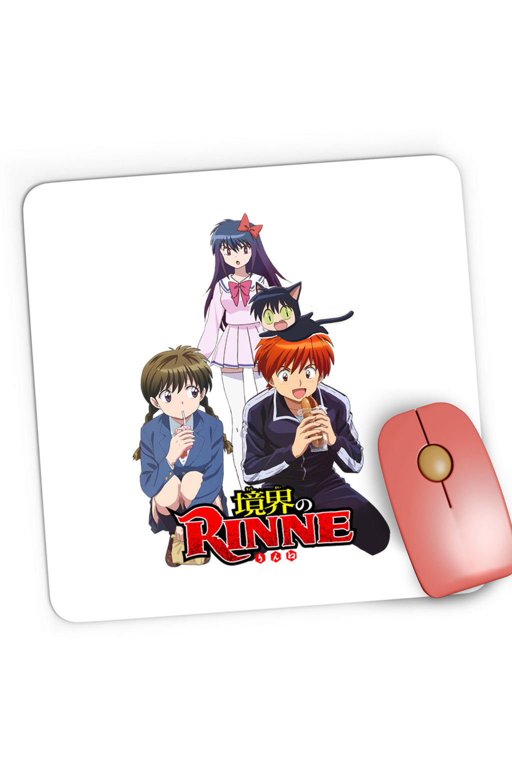 Mousepad Gaming Rin-ne Trio Food Manga Kakalot, 21x19 cm