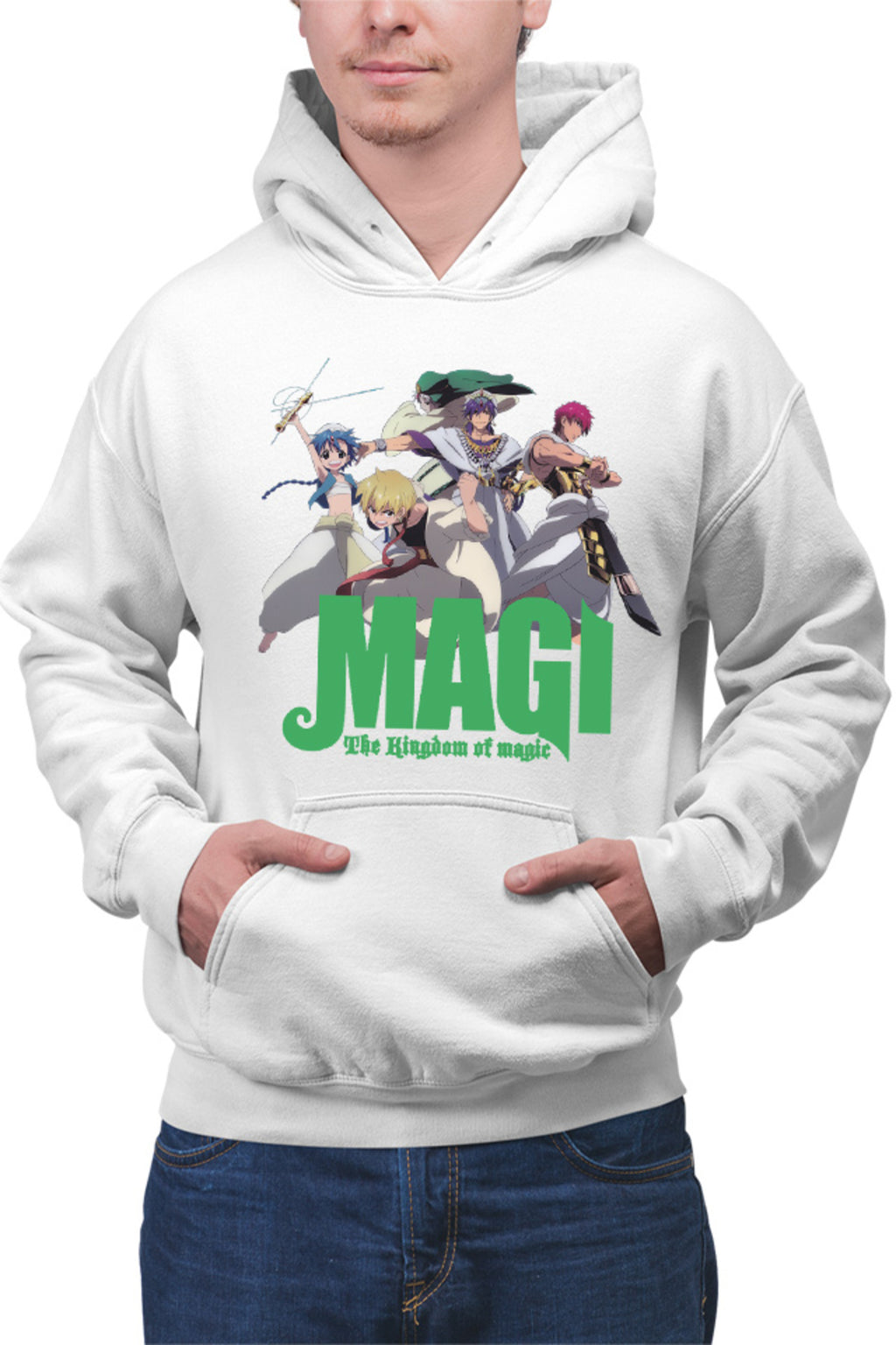 Hanorac barbati Magi The Labyrinth of Magic Team Alladin Alibaba Sinbad Magic Anime