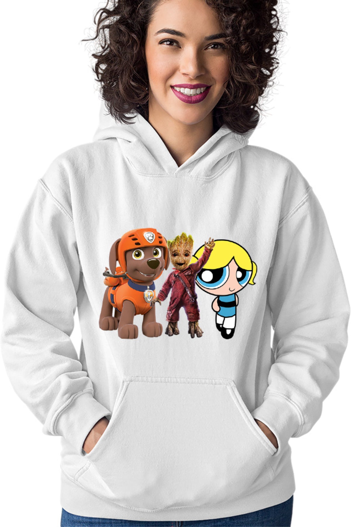 Hanorac dama Baby Groot Bubble Paw Patrol Dog Blonde PowerPuff