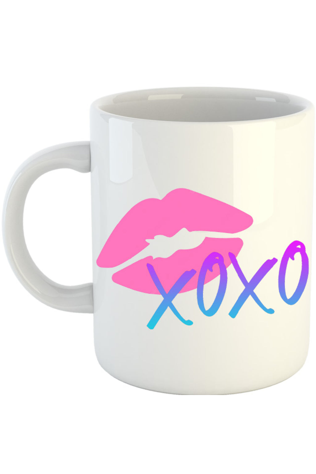 Cana XOXO Logo Kiss Lips Lipstick Gradient Neon, alba, 330 ml
