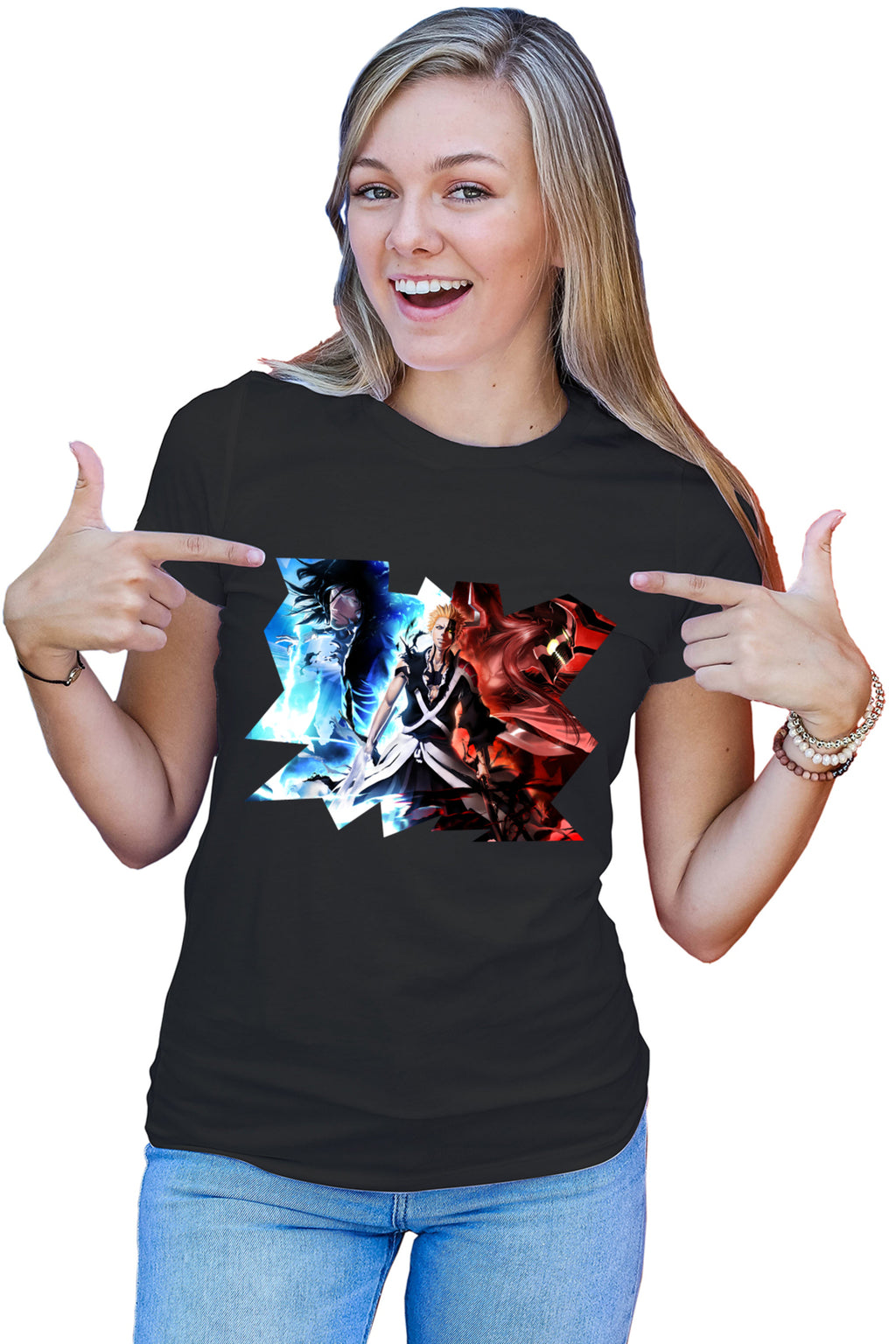 Tricou dama Bleach Ichigo Anime Kage Japan Samurai