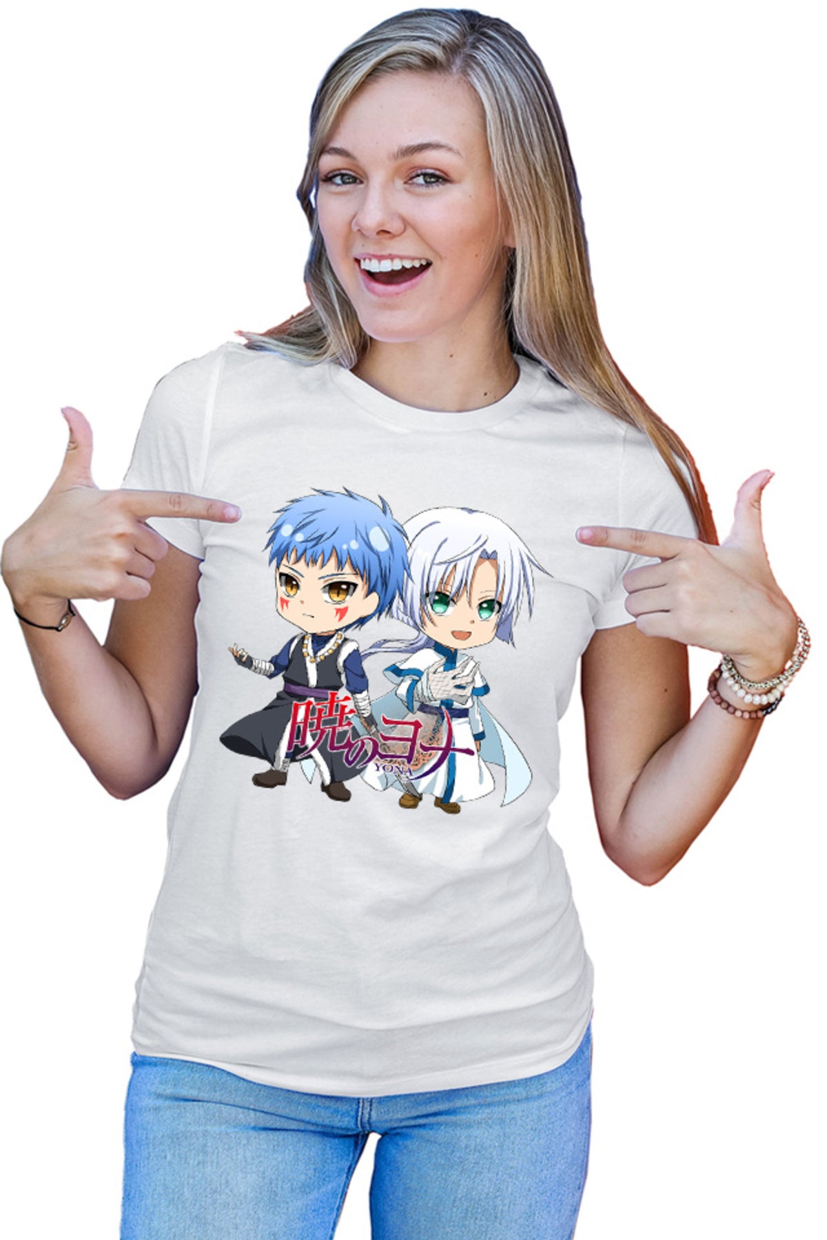 Tricou dama Yona of the Dawn Shin-ah Ki-ja Chibi Small Sword Samurai