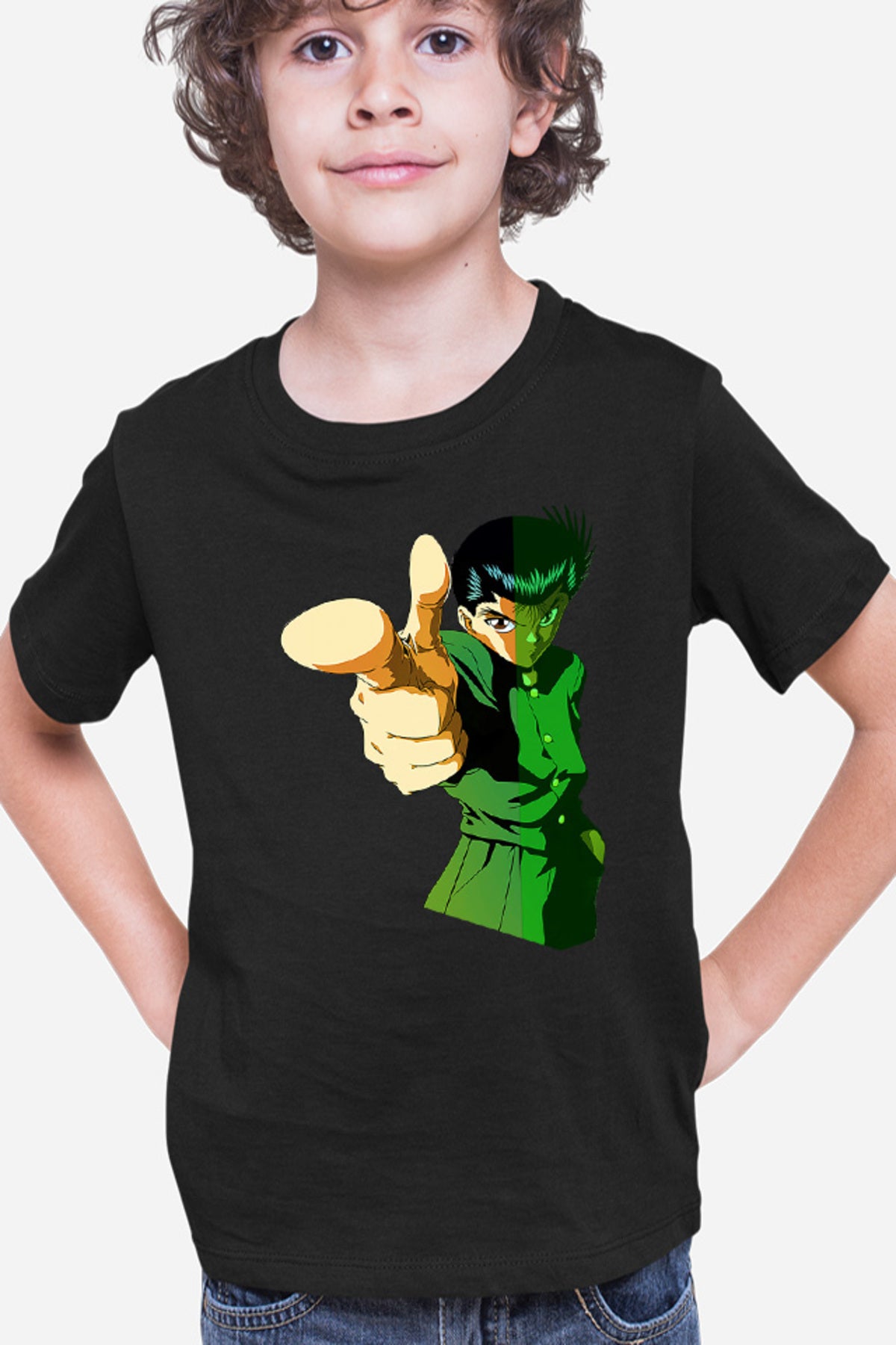 Tricou copii Yu Yu Hakusho Yusuke Doki Doki Magic Order Shinigami