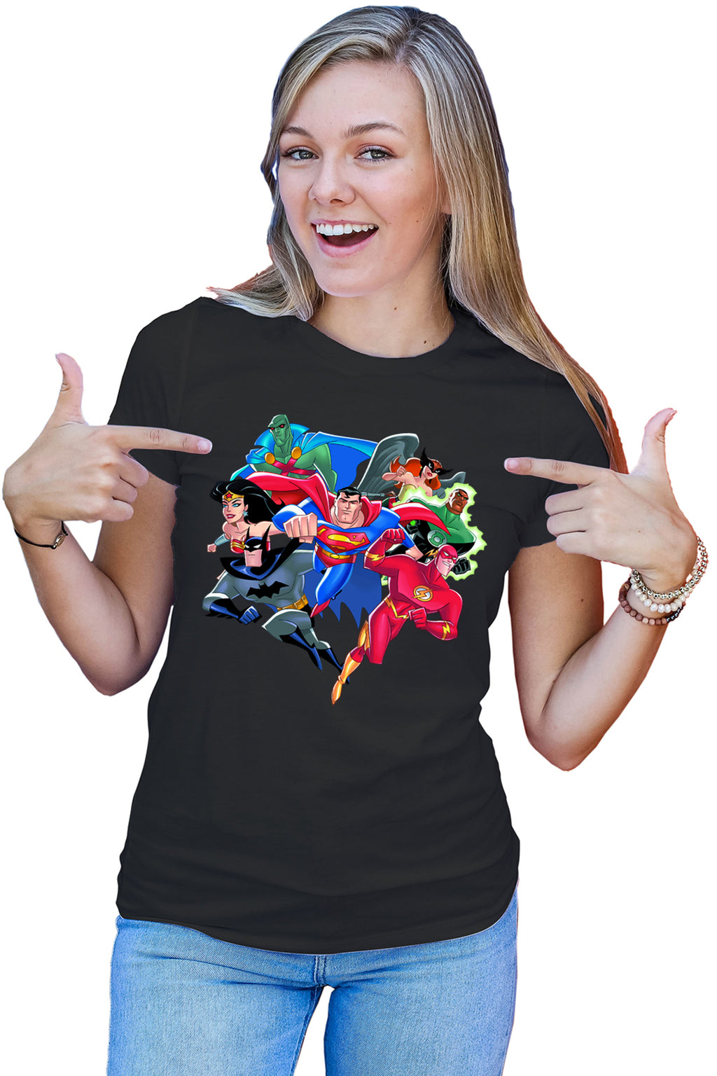 Tricou dama The Flash Batman Justice League Superhero