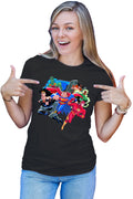 Tricou dama The Flash Batman Justice League Superhero
