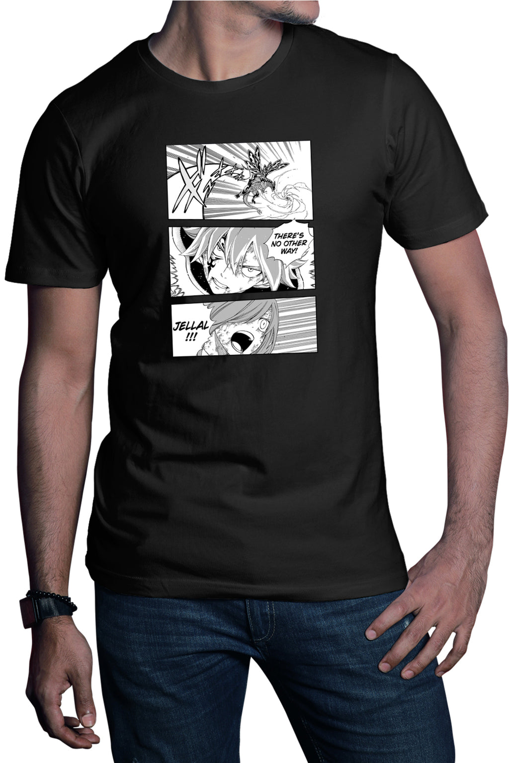 Tricou barbati Fairy Tail Manga Panel Epic Wizard