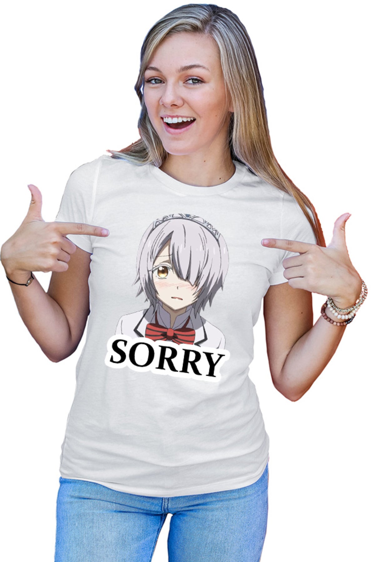 Tricou dama Boarding School Juliet Manga Cat Otaku
