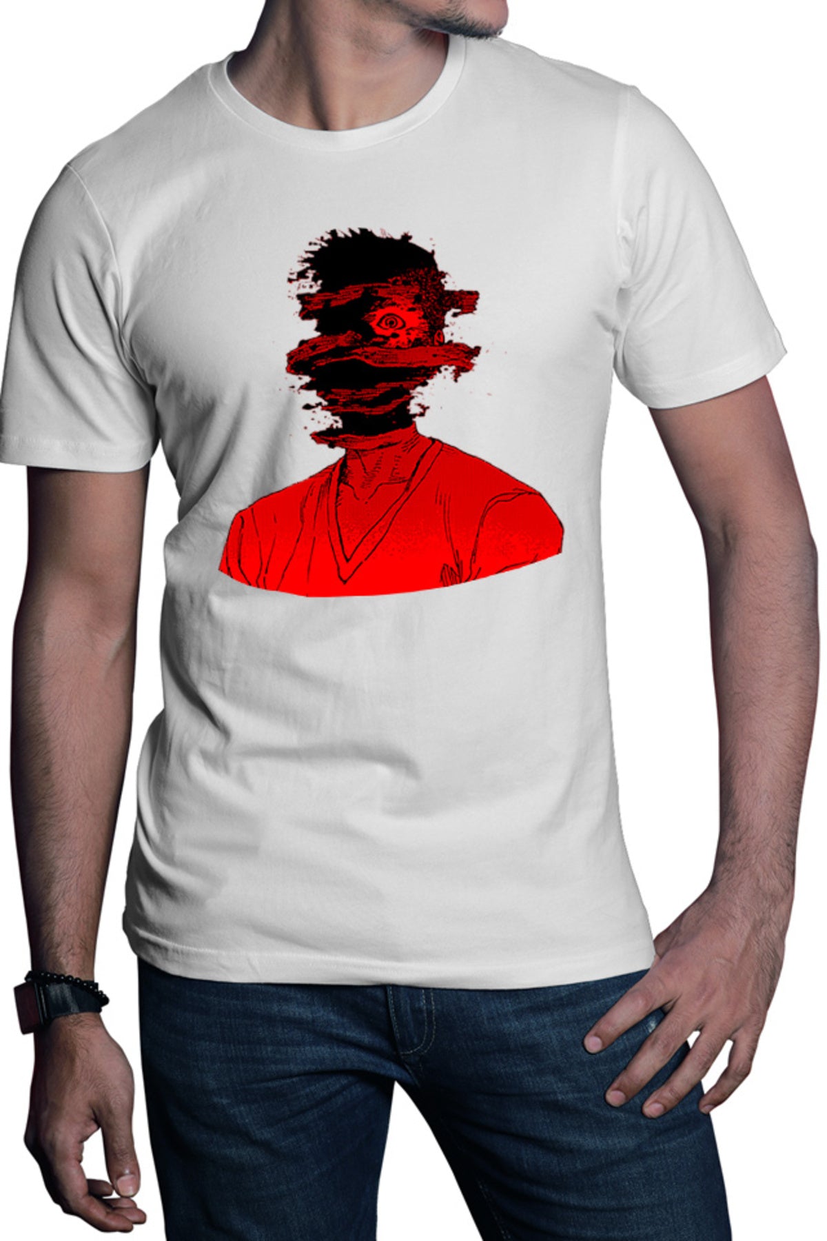 Tricou barbati Ajin Transformation Kei Self Horror Anime Otaku