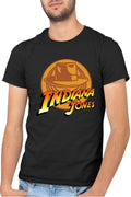 Tricou barbati Indiana Jones Logo TV Series Cool Savana Texas US