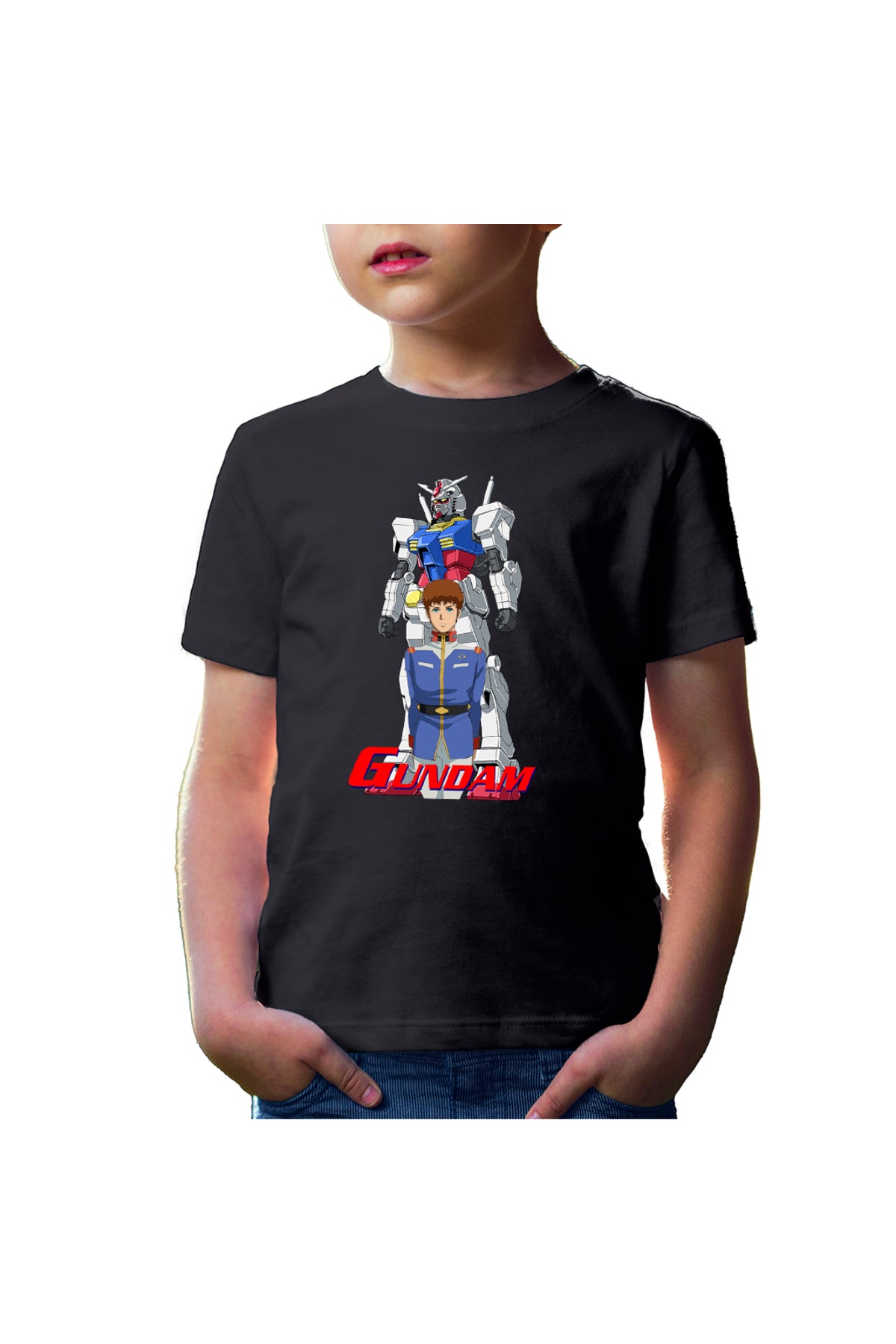 Tricou copii dam Amuro Ray Robot Anime Monster