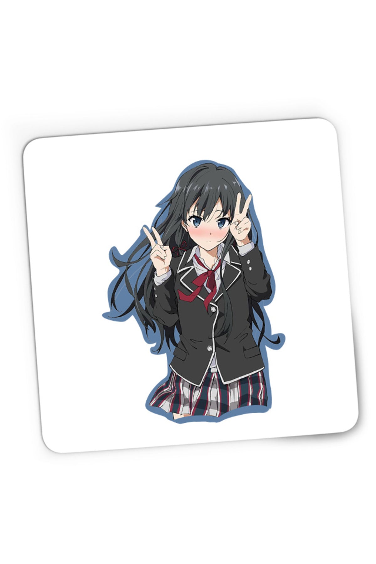 Mousepad Gaming OreGairu Yukino Yukinoshita Wind Kuundere Manga, 21x19 cm