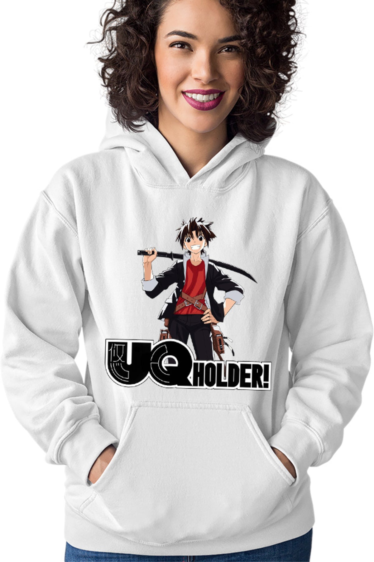 Hanorac dama UQ Holder Touta Anime Comedy Manga Trap