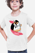 Tricou copii NFT XOXO Lovers Kiss Hug Kind Pencil Sketch