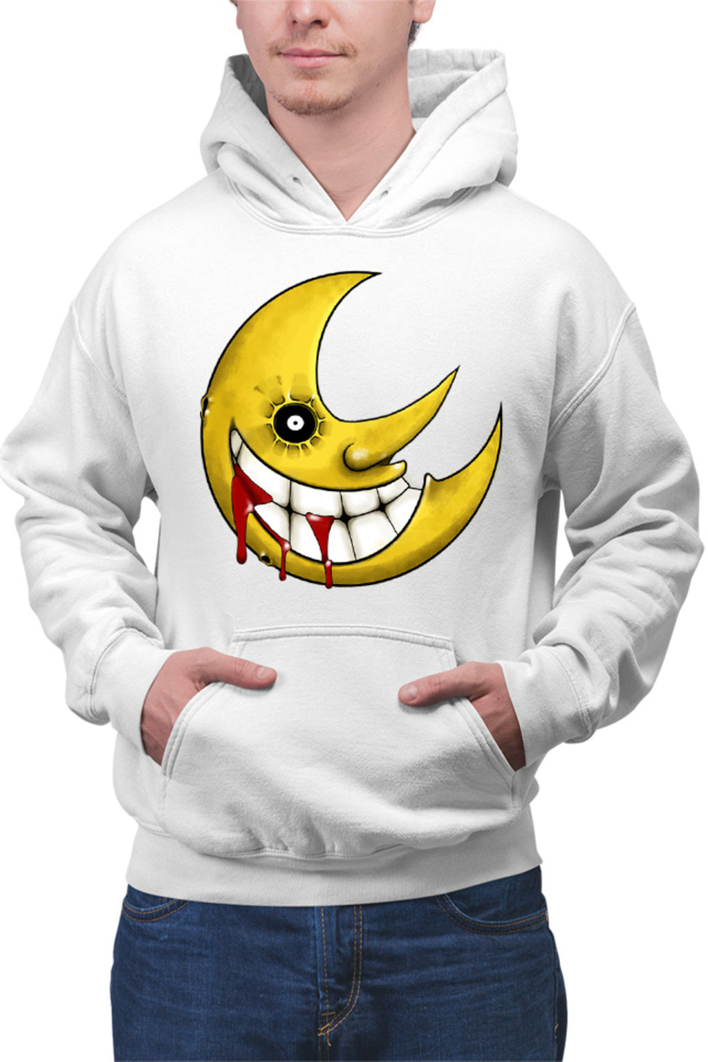 Hanorac barbati Soul Eater Moon Smile Blood Horror