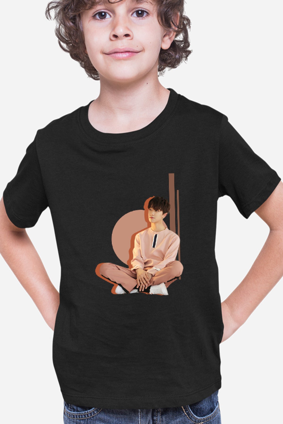 Tricou copii Seventeen Alone Concept Woozi Joshua Hong Hoshi