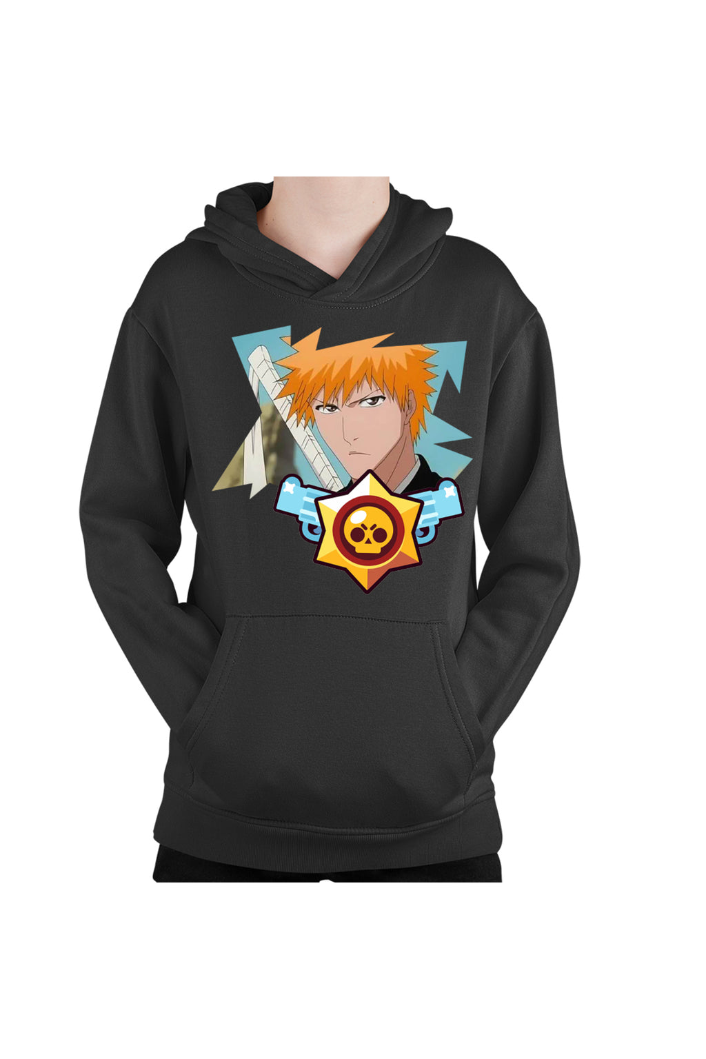 Hanorac copii Bleach Ichigo Brawl Stars Leon Samurai