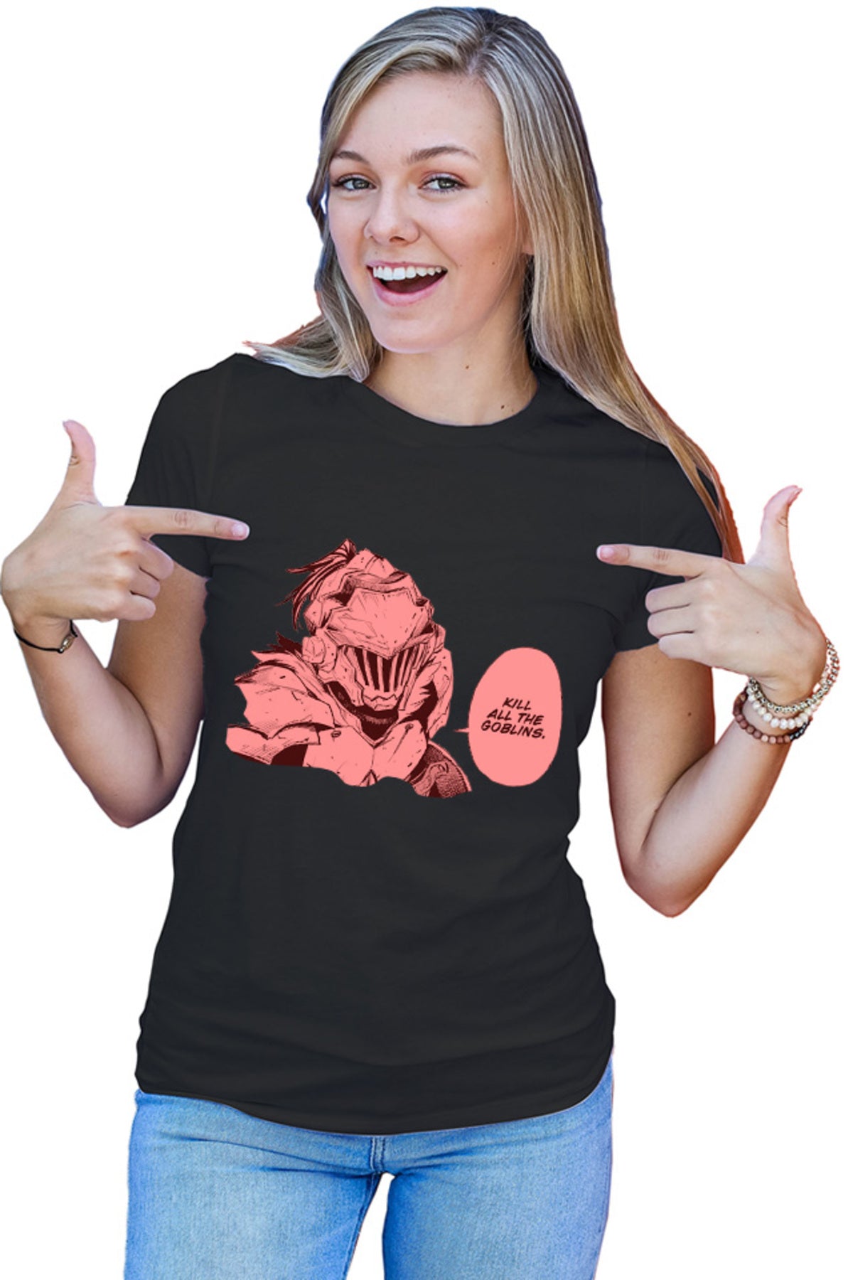 Tricou dama Goblin Slayer Kill Force Gore Anime Otaku Costume Armor