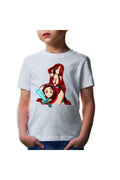 Tricou copii Fairy Tail Demon Slayer Erza Tanjirou Minecraft