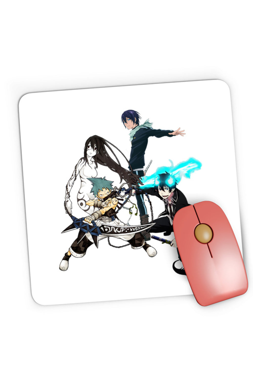 Mousepad Gaming Soul Eater Black Star Yato Noragami Rin Ao no Exorcist Ghost, 21x19 cm