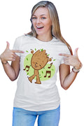 Tricou dama Baby Groot Music Love Dance Marvel