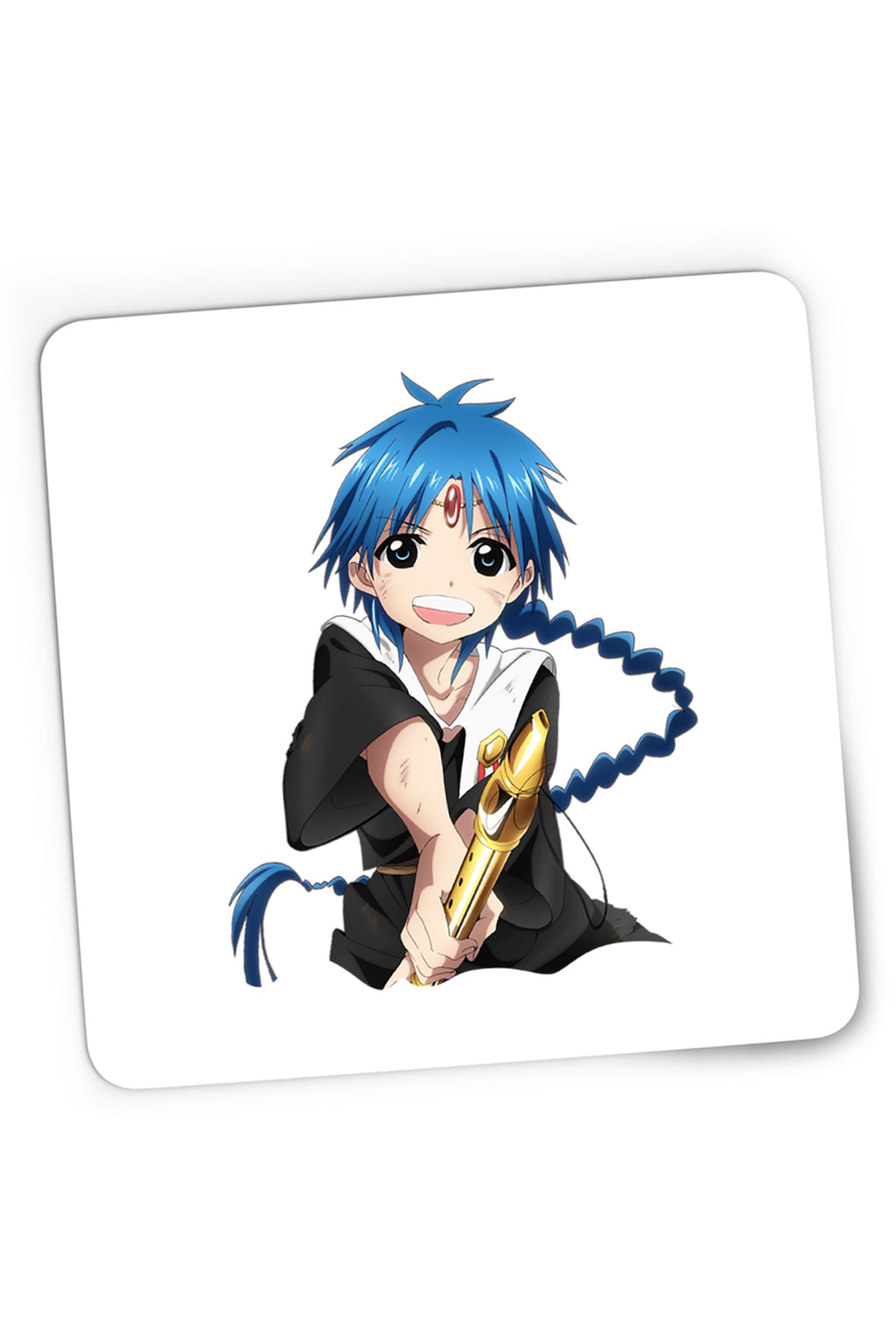 Mousepad Gaming Magi The Labyrinth of Magic Alladin Flute Fighting, 21x19 cm
