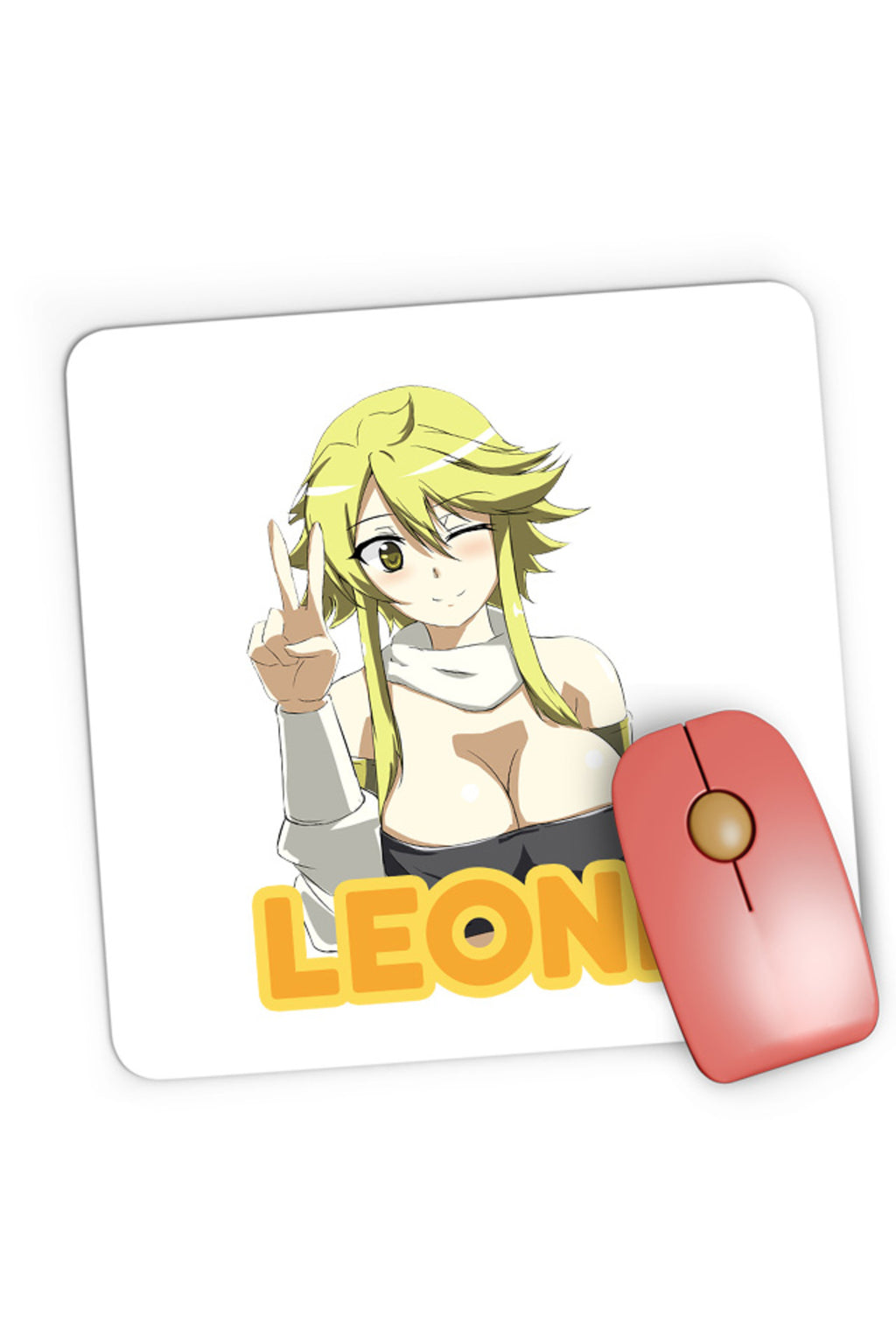 Mousepad Gaming Akame ga Kill Leone Peace Friendly Otaku Anime Meme, 21x19 cm