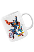 Cana Captain America Superman Donald Duck Hero Strong Cool, alba, 330 ml