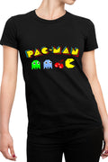Tricou dama Pac Man Arena Game Pixels Vintage