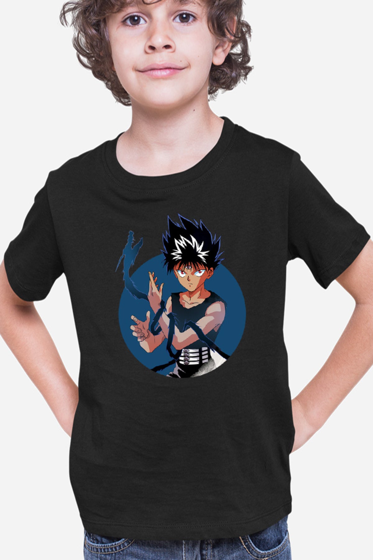 Tricou copii Yu Yu Hakusho Hiei Third Eye Last Ability Dragon