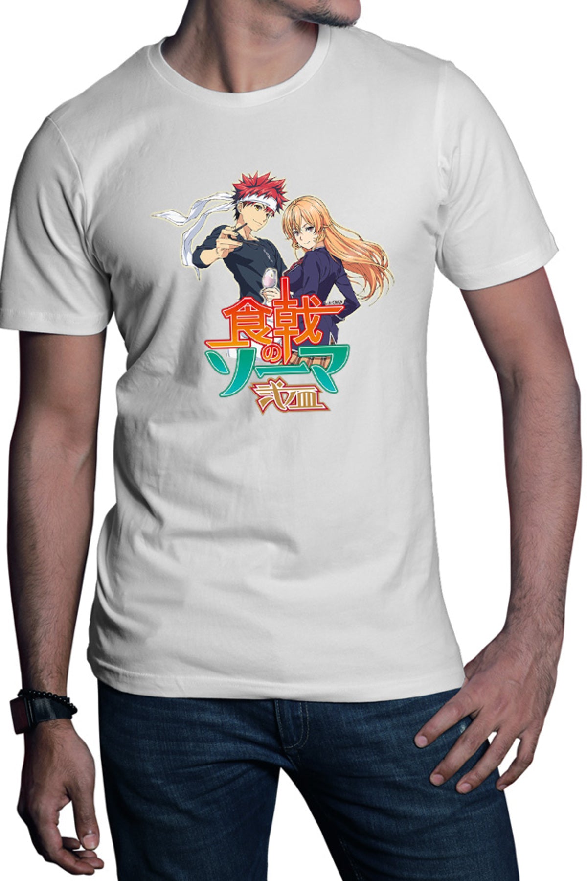 Tricou barbati Food Wars Souma Erina Cookers Anime Shounen