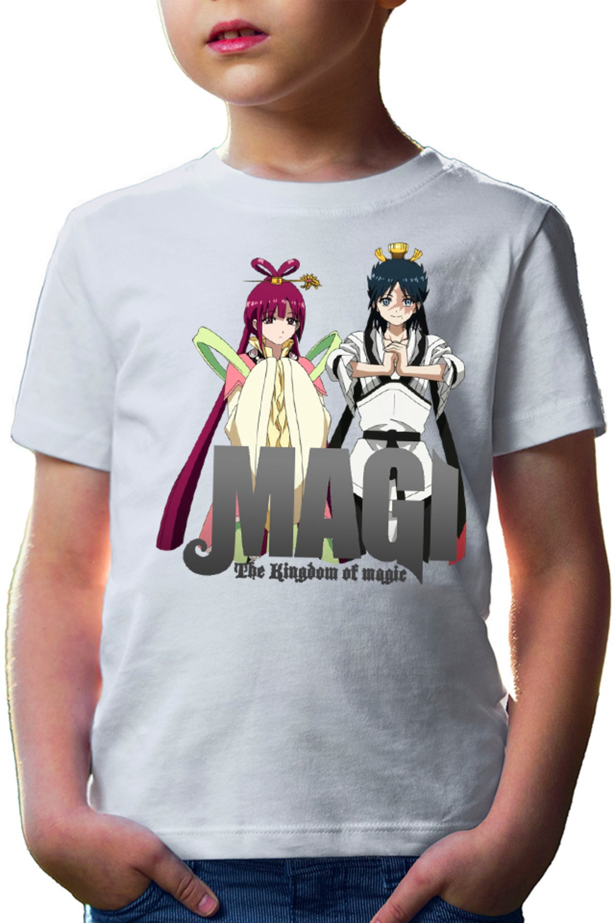 Tricou copii Magi The Labyrinth of Magic Group Photo Kou Empire Hakuryuu