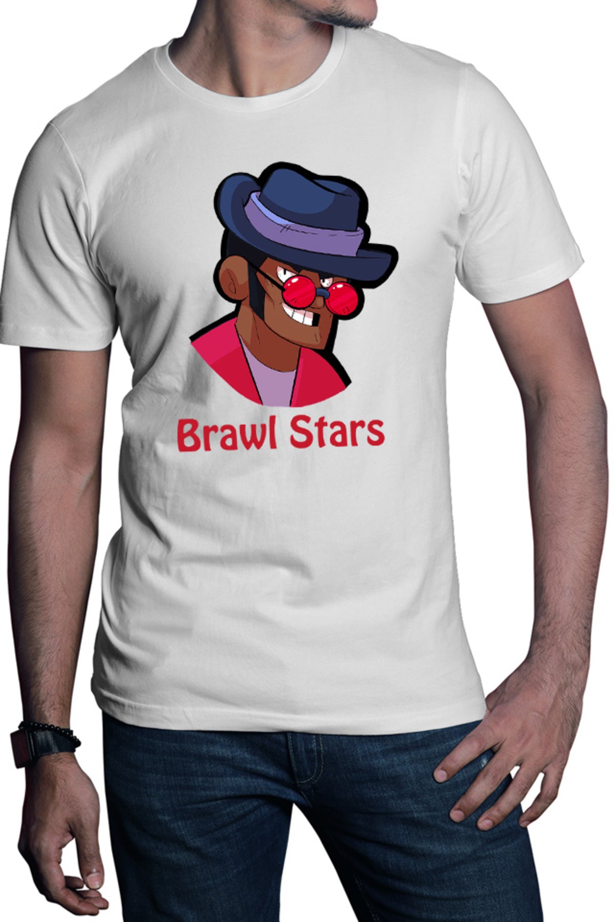 Tricou barbati Brawl Stars Legendary Class Super Strong