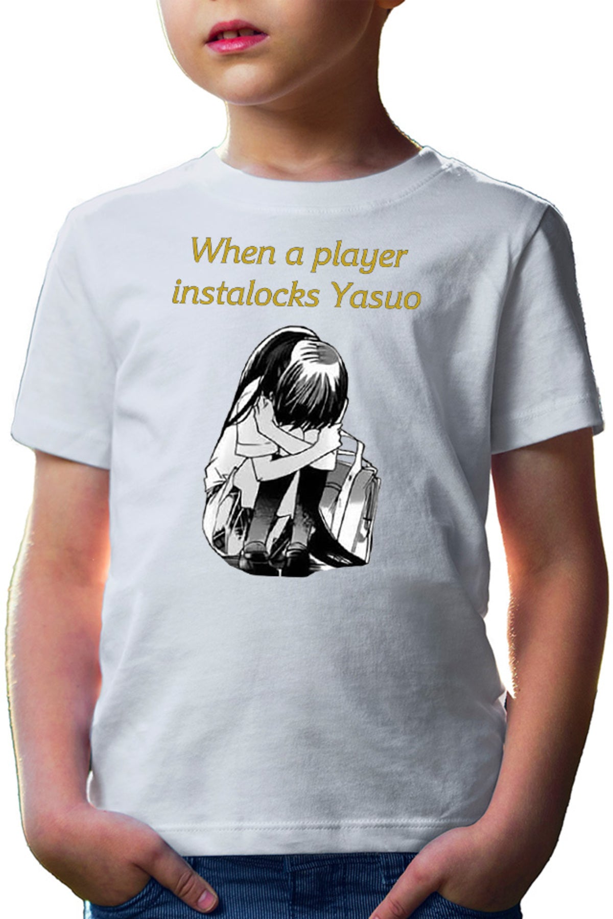 Tricou copii Missions of Love Crying Himuro Yukina League of Legends Meme Love