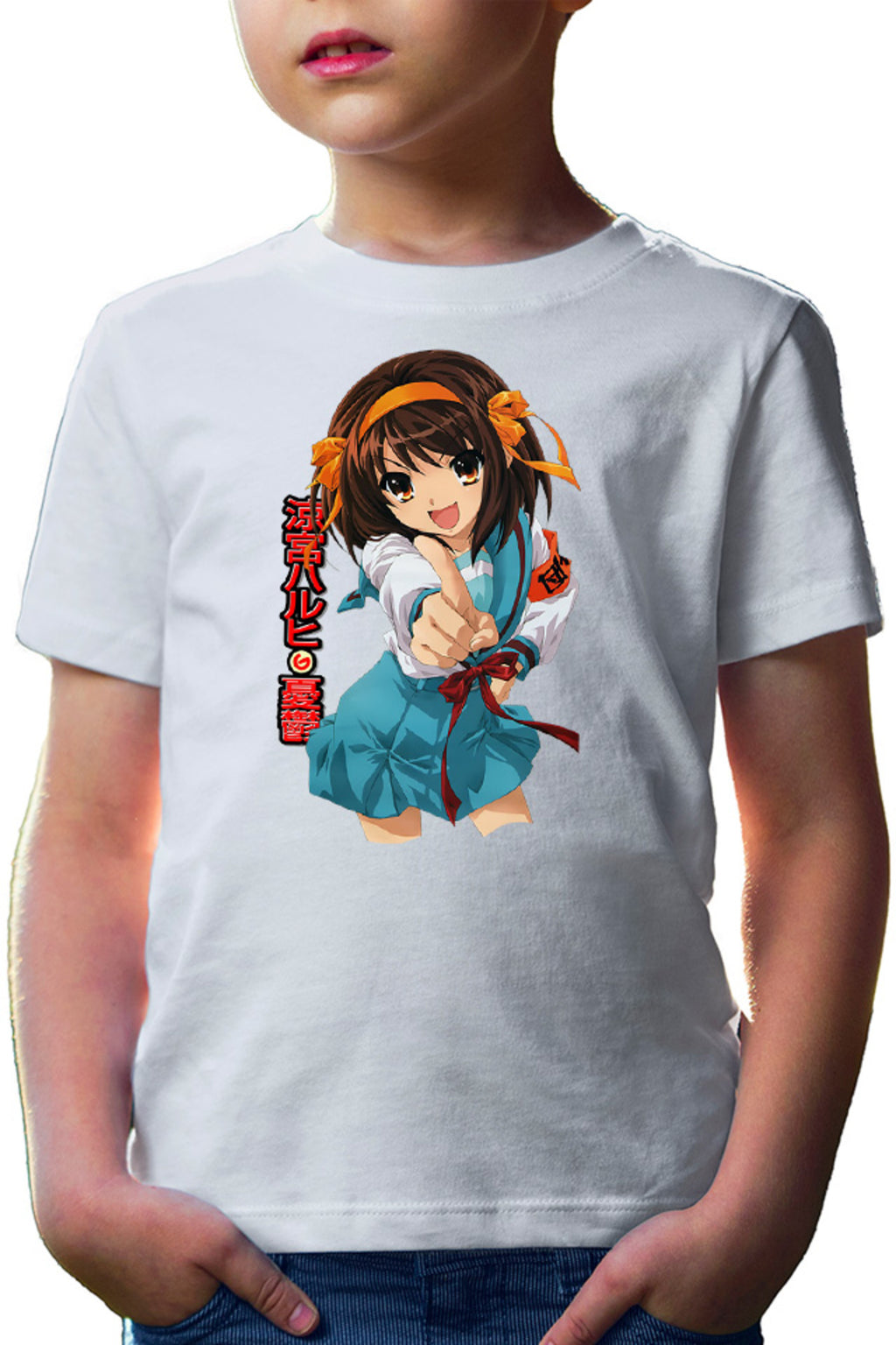 Tricou copii Haruhi Suzumiya Energic Anime Supranatural