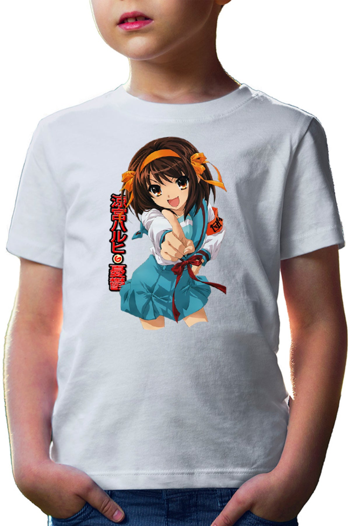 Tricou copii Haruhi Suzumiya Energic Anime Supranatural