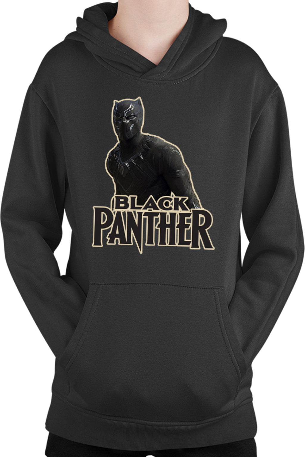 Hanorac copii Black Panther Logo Save World Hero Protect