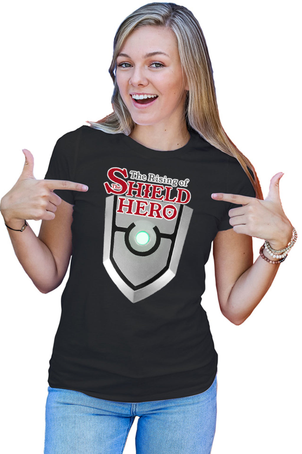 Tricou dama Rising of the Shield Hero Naofumi Super Power Otaku Isekai