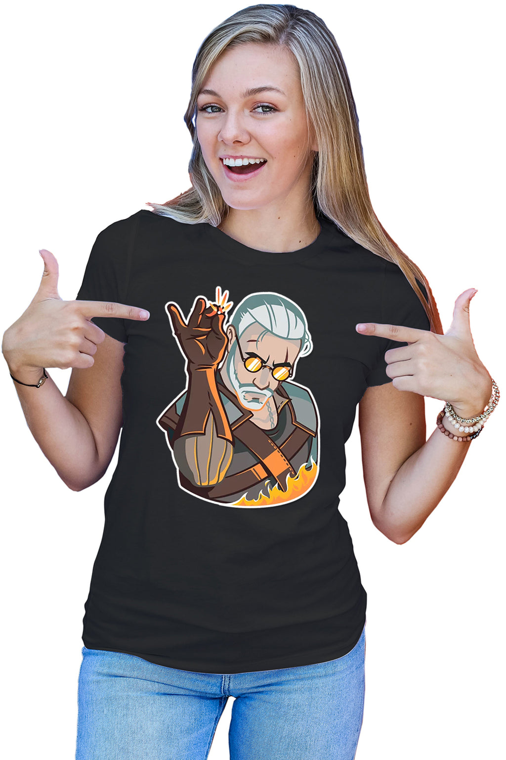 Tricou dama The Witcher Fortnite Epic Games Battle Royale