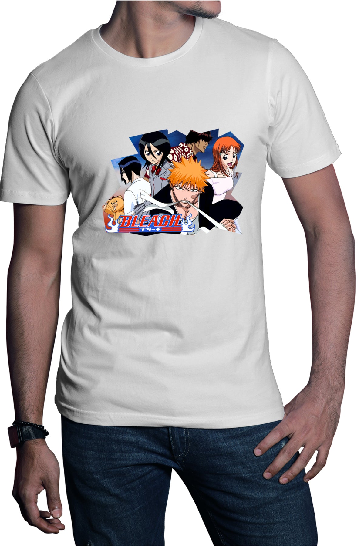 Tricou barbati Bleach Ichigo Kurosaki Anime Manga Crew