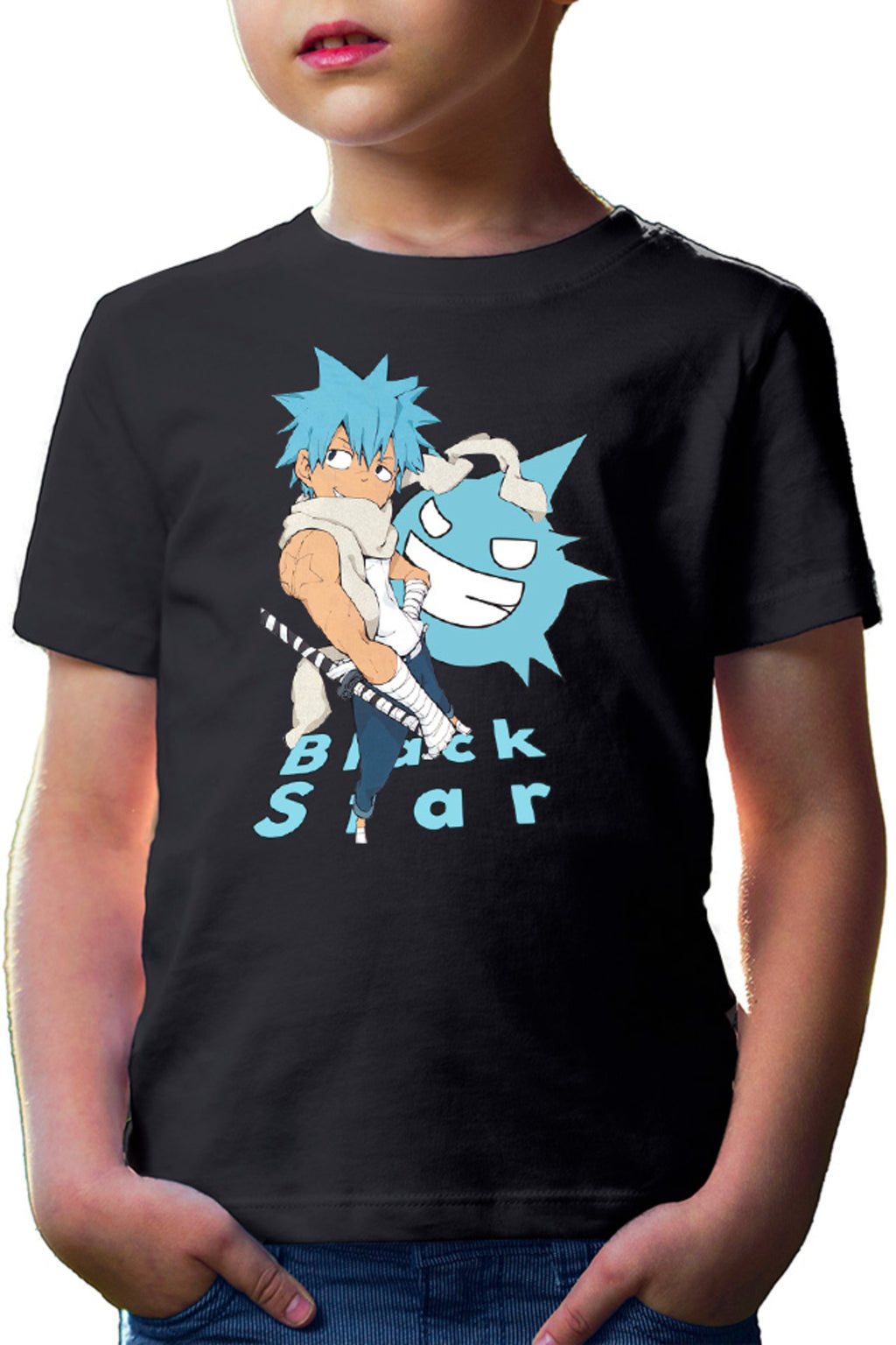 Tricou copii Soul Eater Black Star Spirit Deseneanime Anime Manga