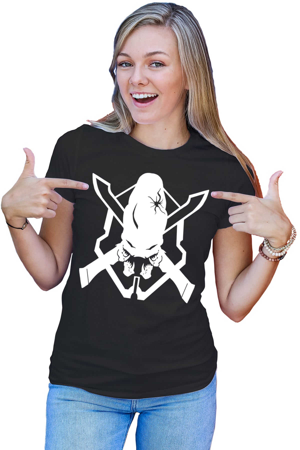 Tricou dama Halo Alien Race Covenant Legendary Space