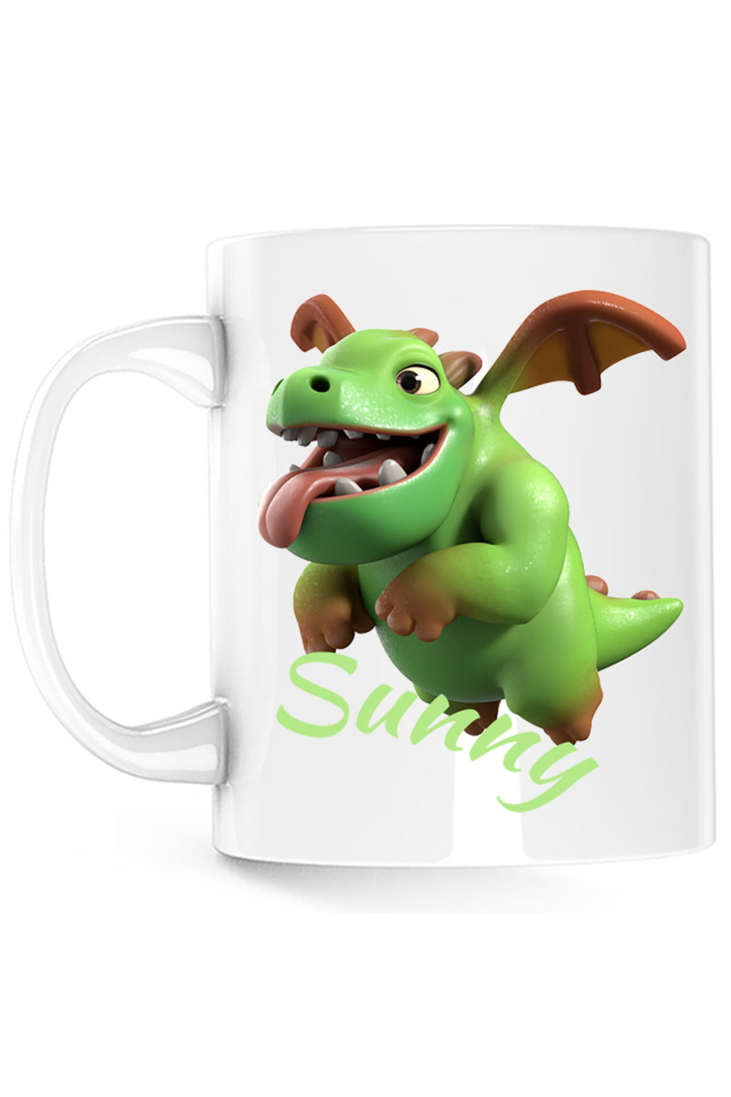 Cana Clash of Clans Mini Dinosaur Happy Flying Positive Energy, alba, 330 ml