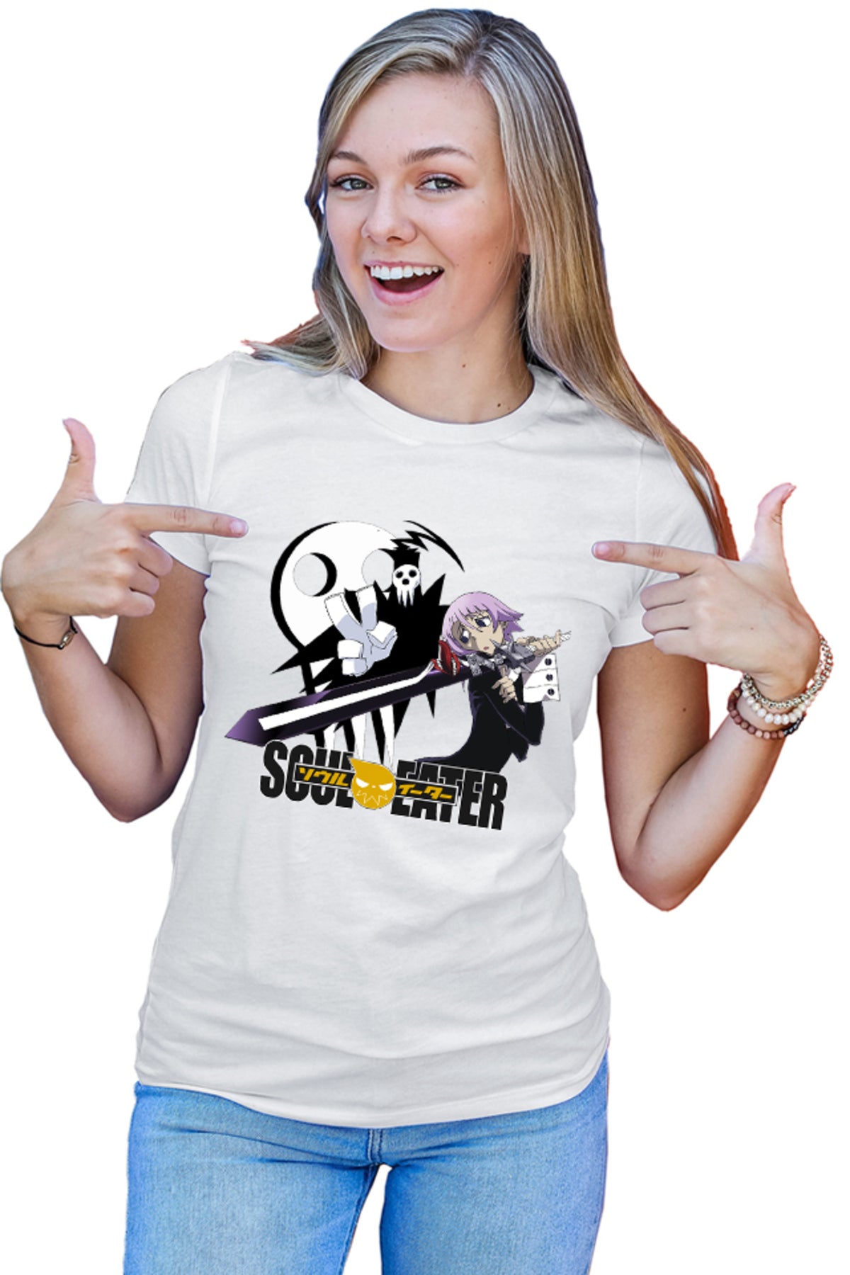 Tricou dama Soul Eater Death The Kid Crona Psihic Anime Comedy